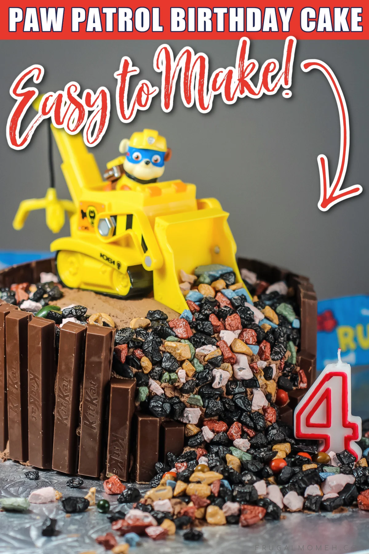 Surprise your child with an unforgettable birthday cake that they'll love! This easy paw patrol birthday cake is simply paw-some!