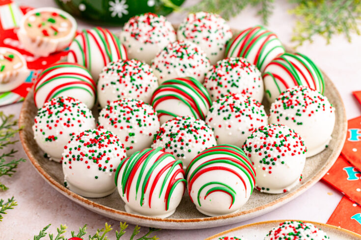Christmas Sugar Cookie Balls