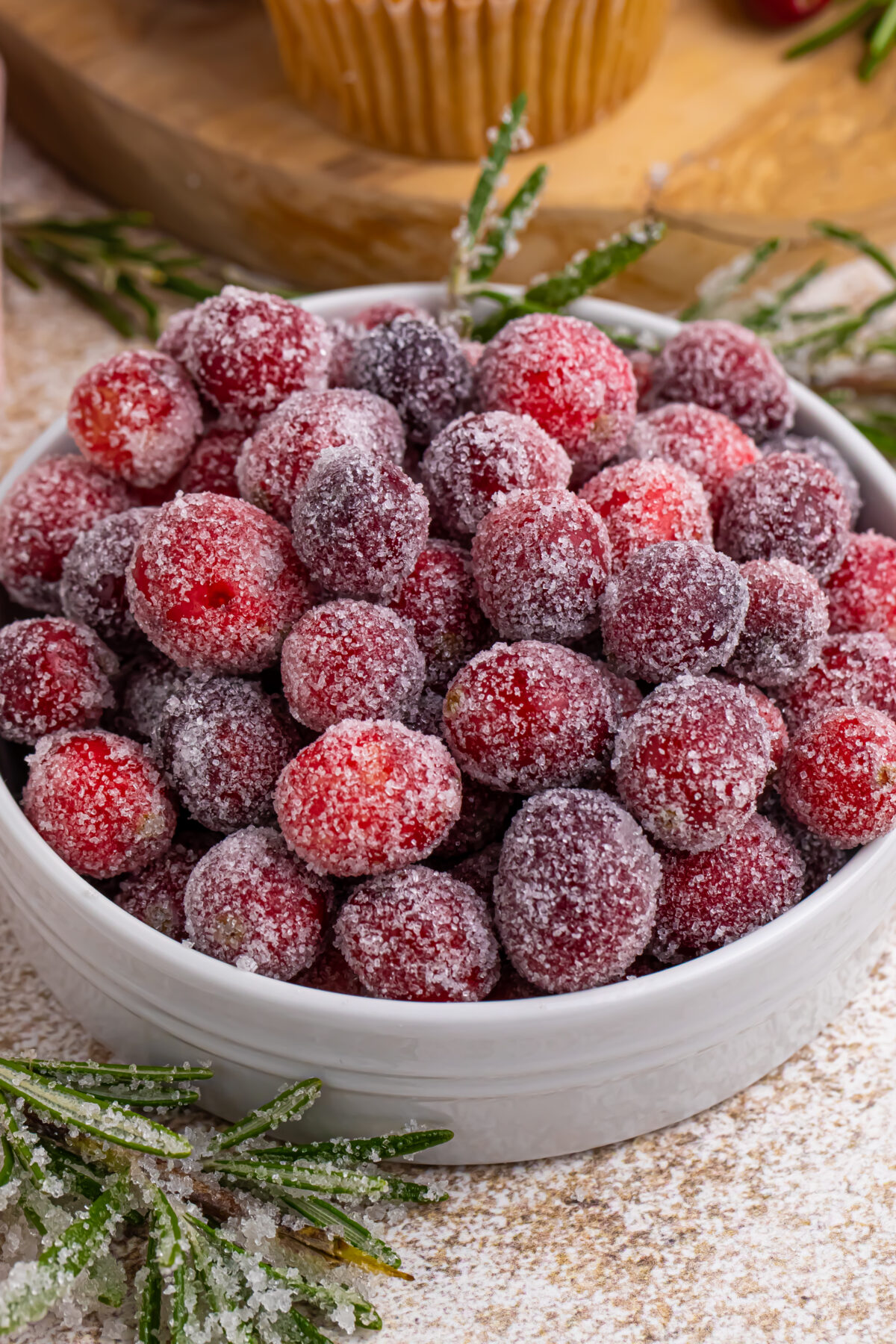 Make beautiful and delicious sugared cranberries from the comfort of your own kitchen. You'll be making festive dessert garnishes in no time.
