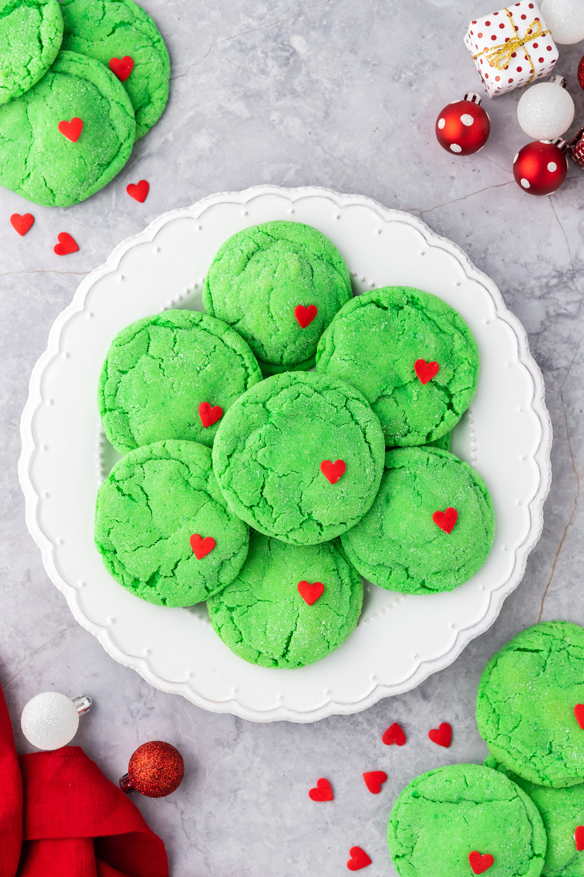 Make these delicious Grinch sugar cookies this holiday season! This easy-to-follow recipe is sure to make your Christmas even merrier.