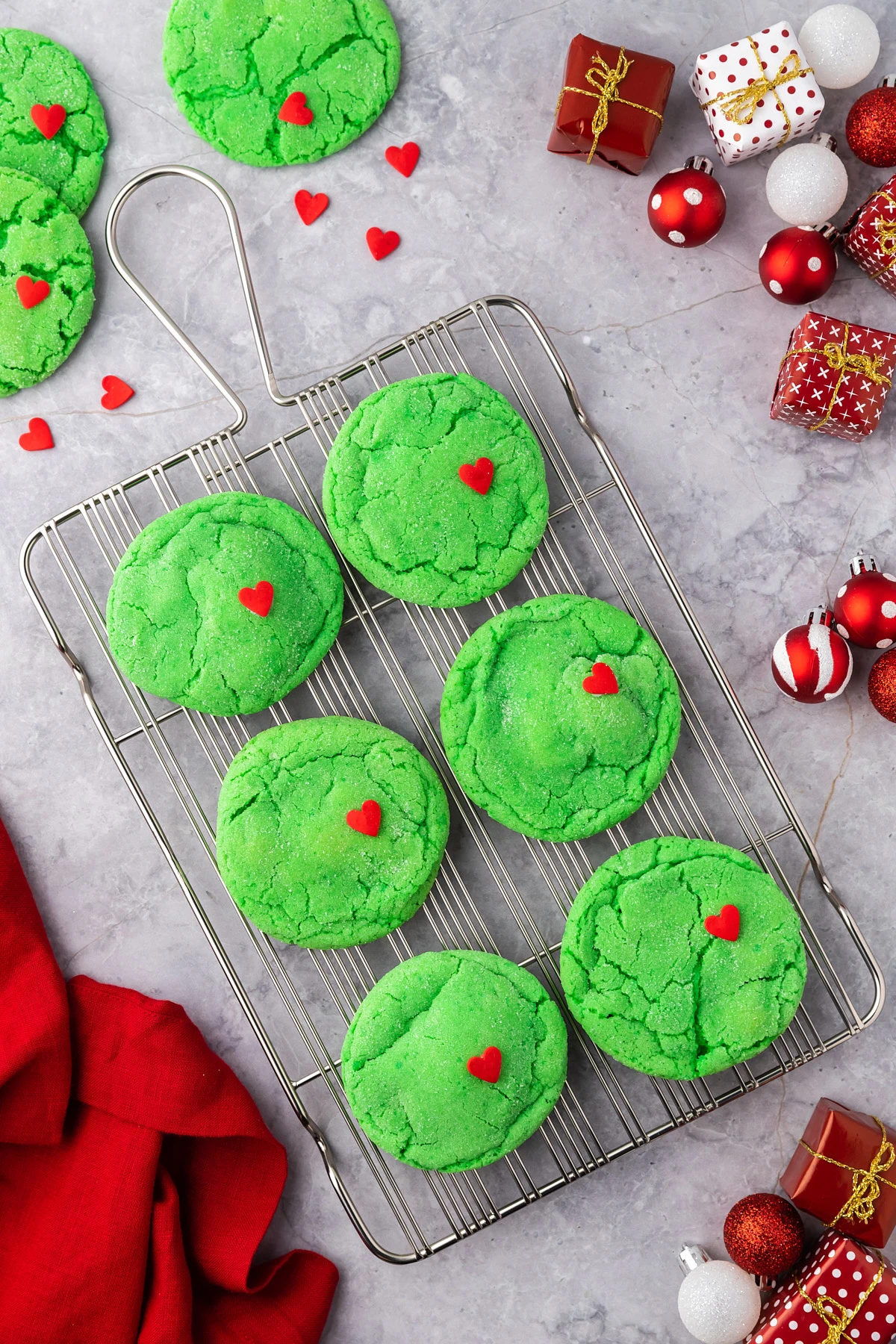 Make these delicious Grinch sugar cookies this holiday season! This easy-to-follow recipe is sure to make your Christmas even merrier.