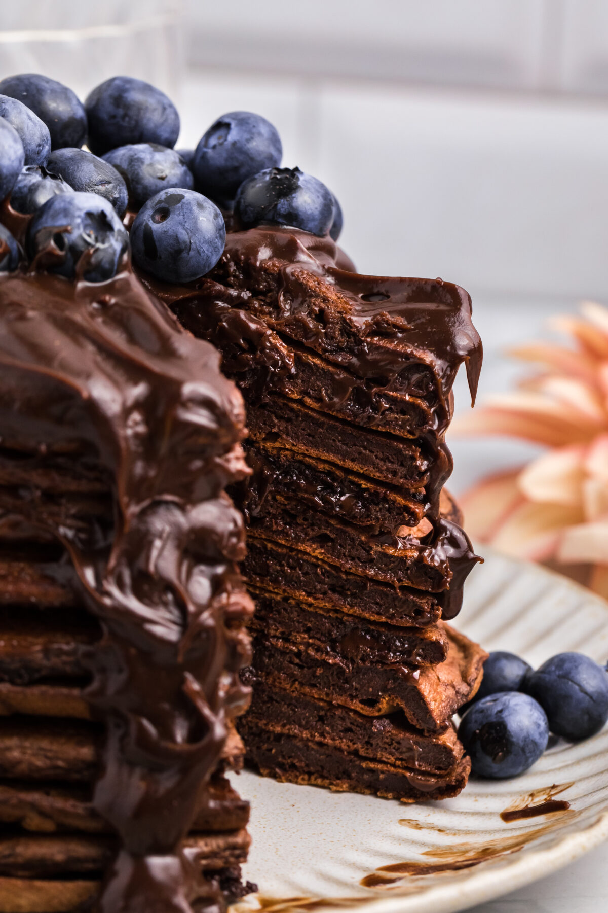 Indulge in the ultimate chocolate experience with our heavenly chocolate pancakes recipe. Light, fluffy, and brimming with chocolate!