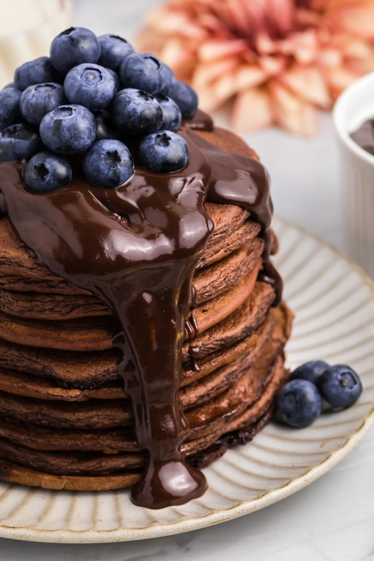 Indulge in the ultimate chocolate experience with our heavenly chocolate pancakes recipe. Light, fluffy, and brimming with chocolate!