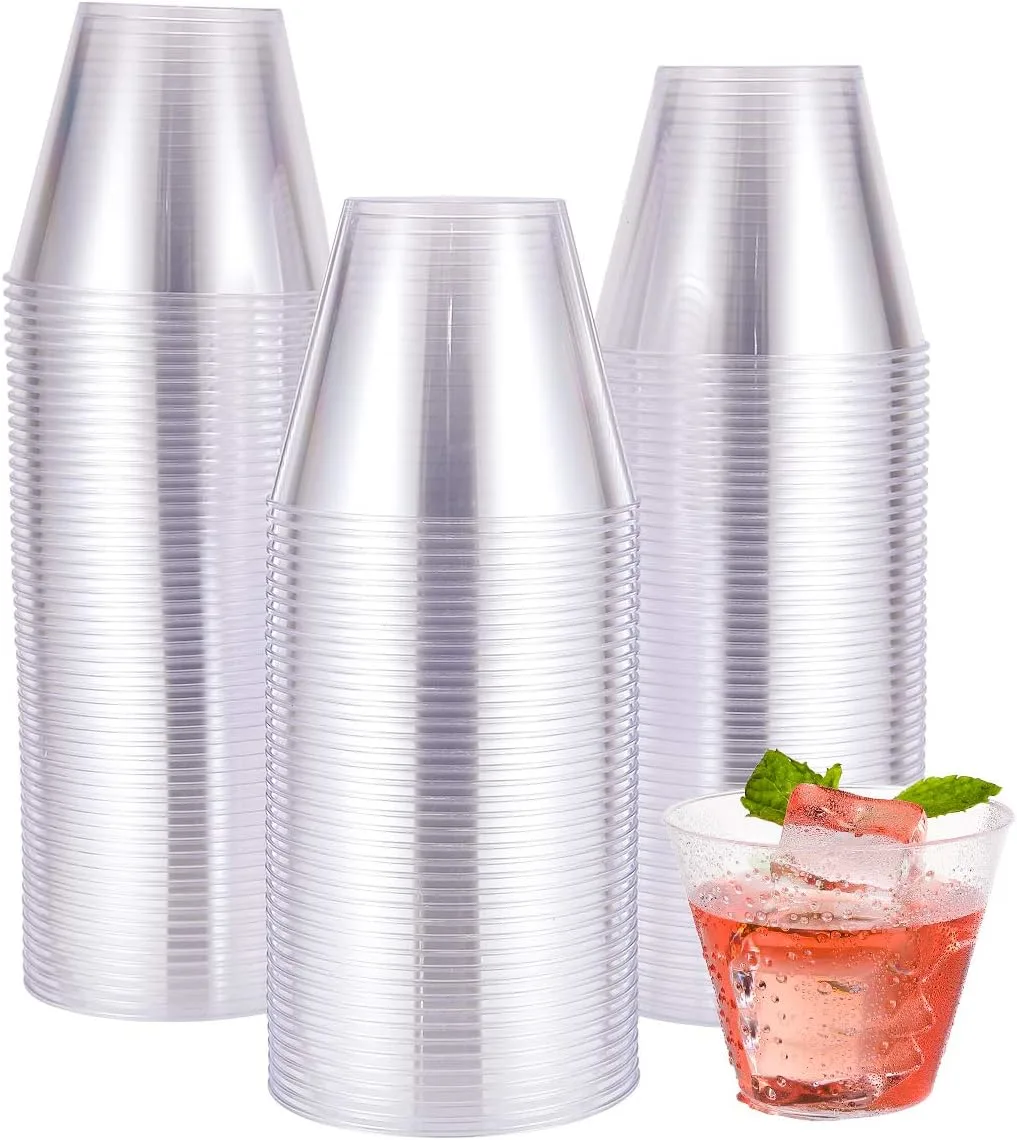 9 oz Clear Disposable Plastic Cups