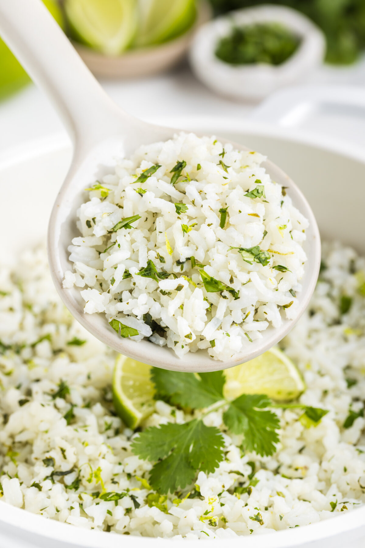 Whip up the perfect side dish with our Cilantro Lime Rice recipe. Packed with fresh herbs and zesty lime, this easy rice dish is irresistible.