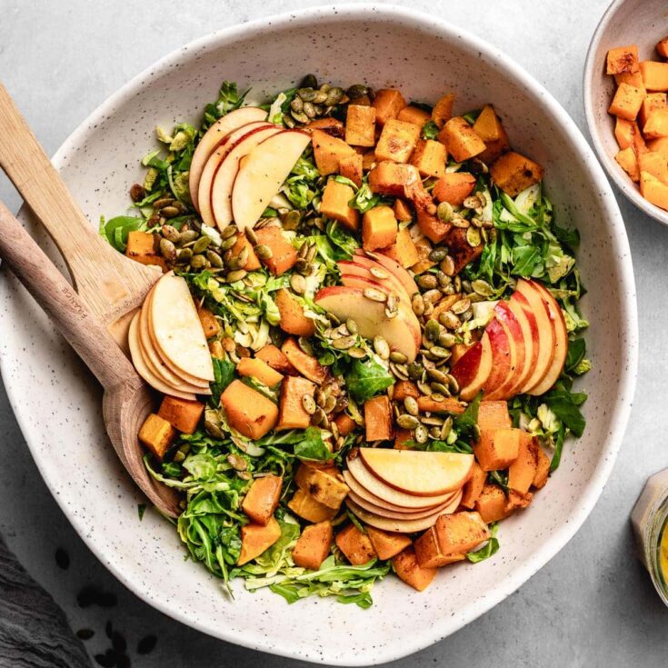 Image for Brussels Sprouts Slaw with Roasted Squash