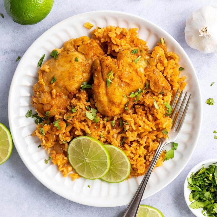 Image for One Pot Coconut Lime Curry Chicken and Rice Recipe