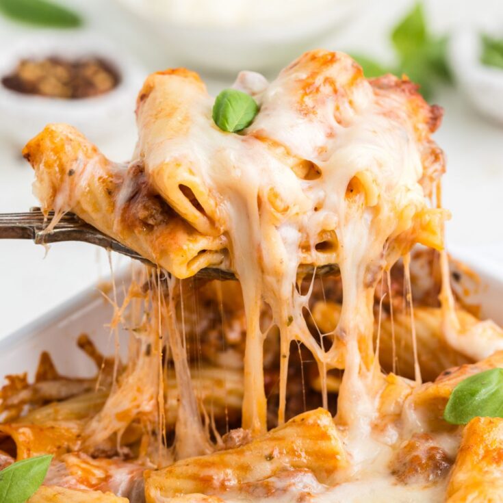 Image for Easy Baked Rigatoni with Ground Beef