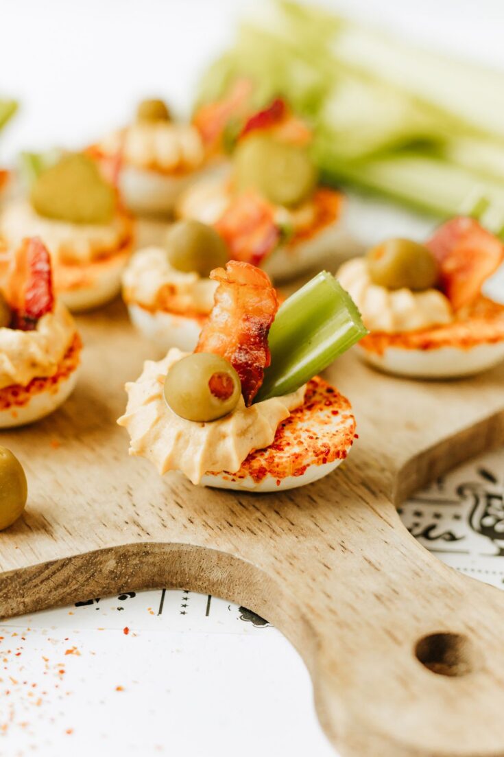 Image for Easy Bloody Mary Deviled Eggs