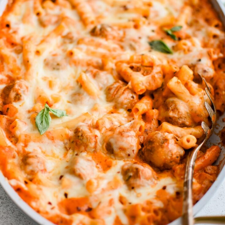 Image for Dump and Bake Meatball Casserole