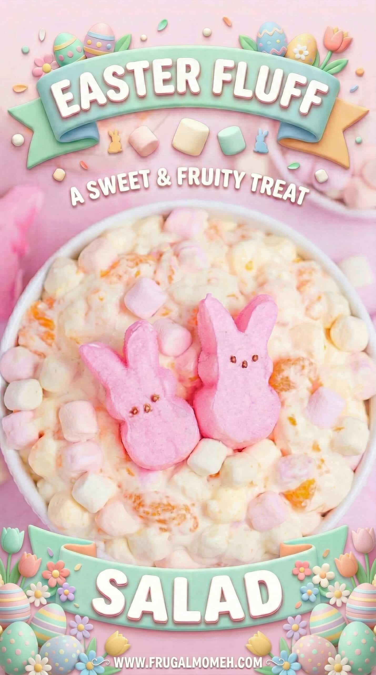 Easter Fluff Salad - Frugal Mom Eh!